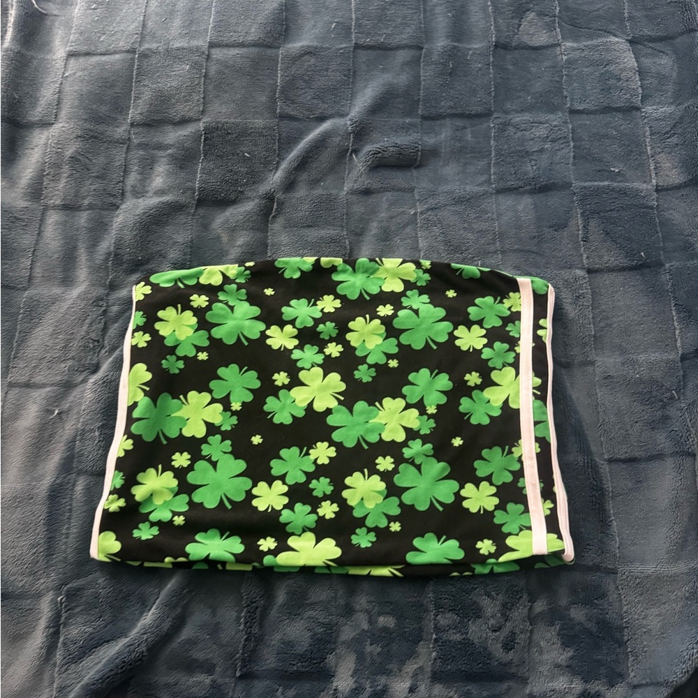 Green Clover strapless